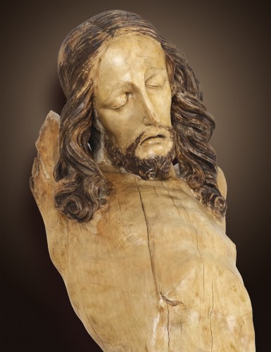 Sculpture Sculpture en Bois - Christ monumental