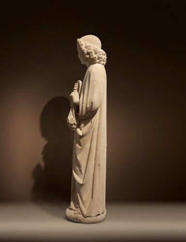Sculpture  - Youth with censer, Il-de-France Around 1285