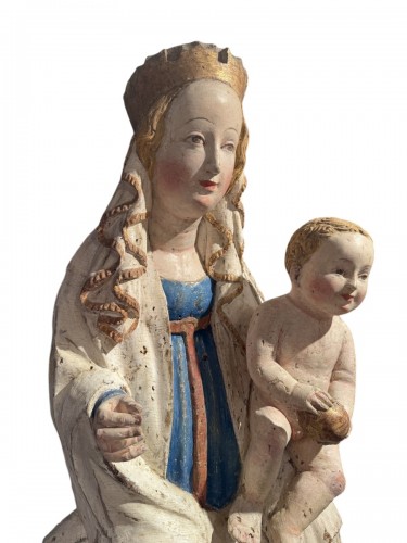 Madone sur le trône vers 1410