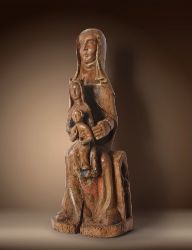 Sculpture Sculpture en Bois - Anna Selbdritt Vers 1200