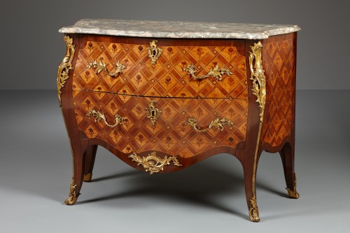 Furniture  - Dutch Louis XV Parquetry Commode