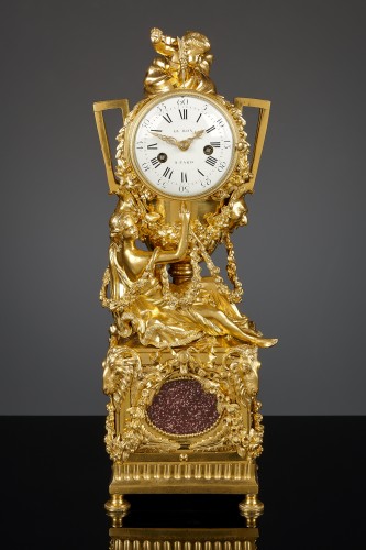 French Louis XVI Mantel Clock - Horology Style Louis XVI