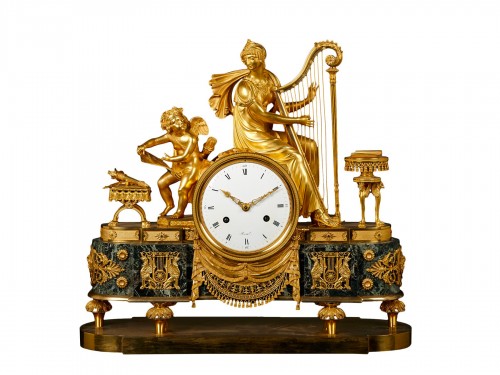 French Empire mantel clock, ca. 1805
