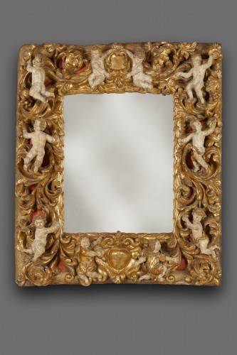 Southern German Baroque mirror - Mirrors, Trumeau Style Louis XIV