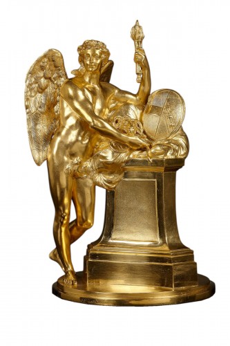 Viennese bronze Louis XVI statue, Personification of March