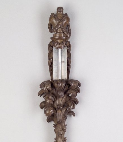 18th century - French Louis XVI Mercury Barometer in the Shape of a Palmtree