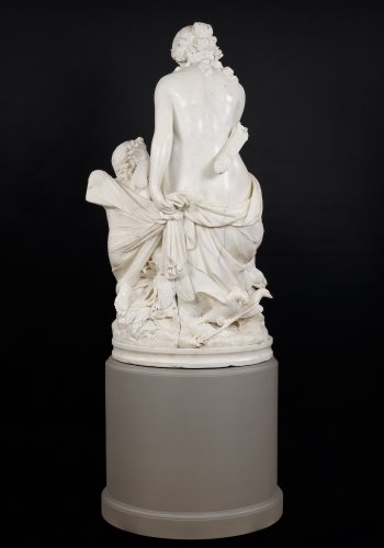 Cupid Captured by Venus, Giovanni Giuseppe Fontana - Sculpture Style 