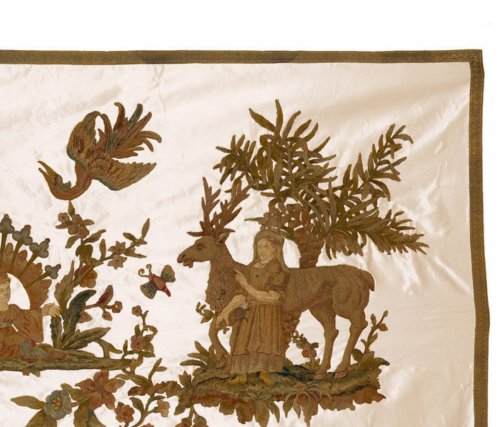 Broderie piémontaise d’époque Louis XV - Kollenburg Antiquairs