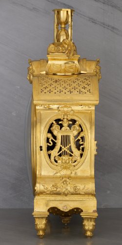 Louis Mynuel (1675-1742) - Pendule de Cartonnier - Horlogerie Style Régence