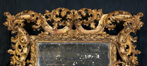 Andrea Fantoni (1659-1734) - Miroir Italien - Miroirs, Trumeaux Style 