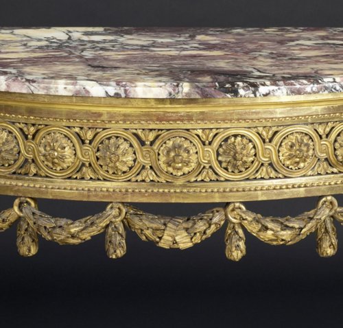 XVIIIe siècle - Console à quatre pieds, Italie du nord