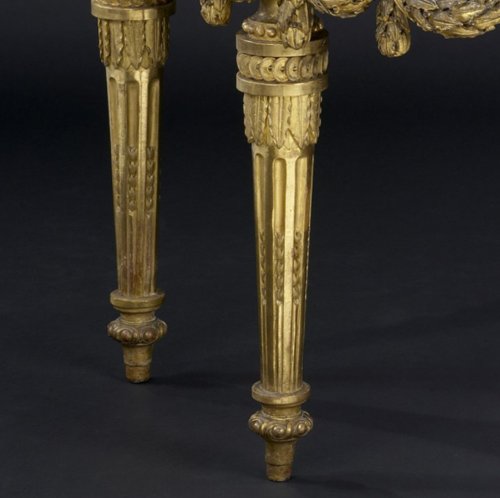 Console à quatre pieds, Italie du nord - Louis XVI