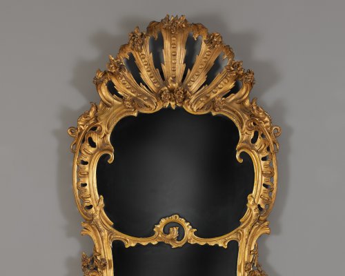 Mirrors, Trumeau  - Dutch Louis XV Mirror