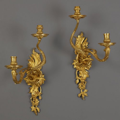 Paire d’Appliques d’époque Régence - Luminaires Style Régence