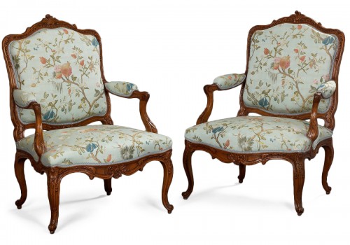 Paire de Fauteuils allemands
