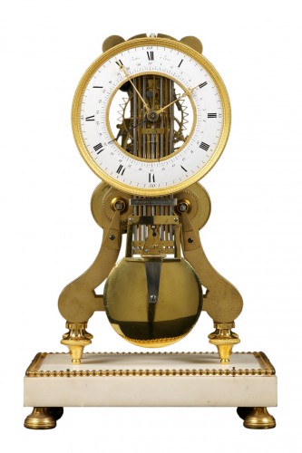 Pendule Squelette de Robert Robin horloger du Roi Louis XVI