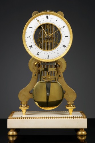 Horlogerie Pendule - Pendule Squelette de Robert Robin horloger du Roi Louis XVI