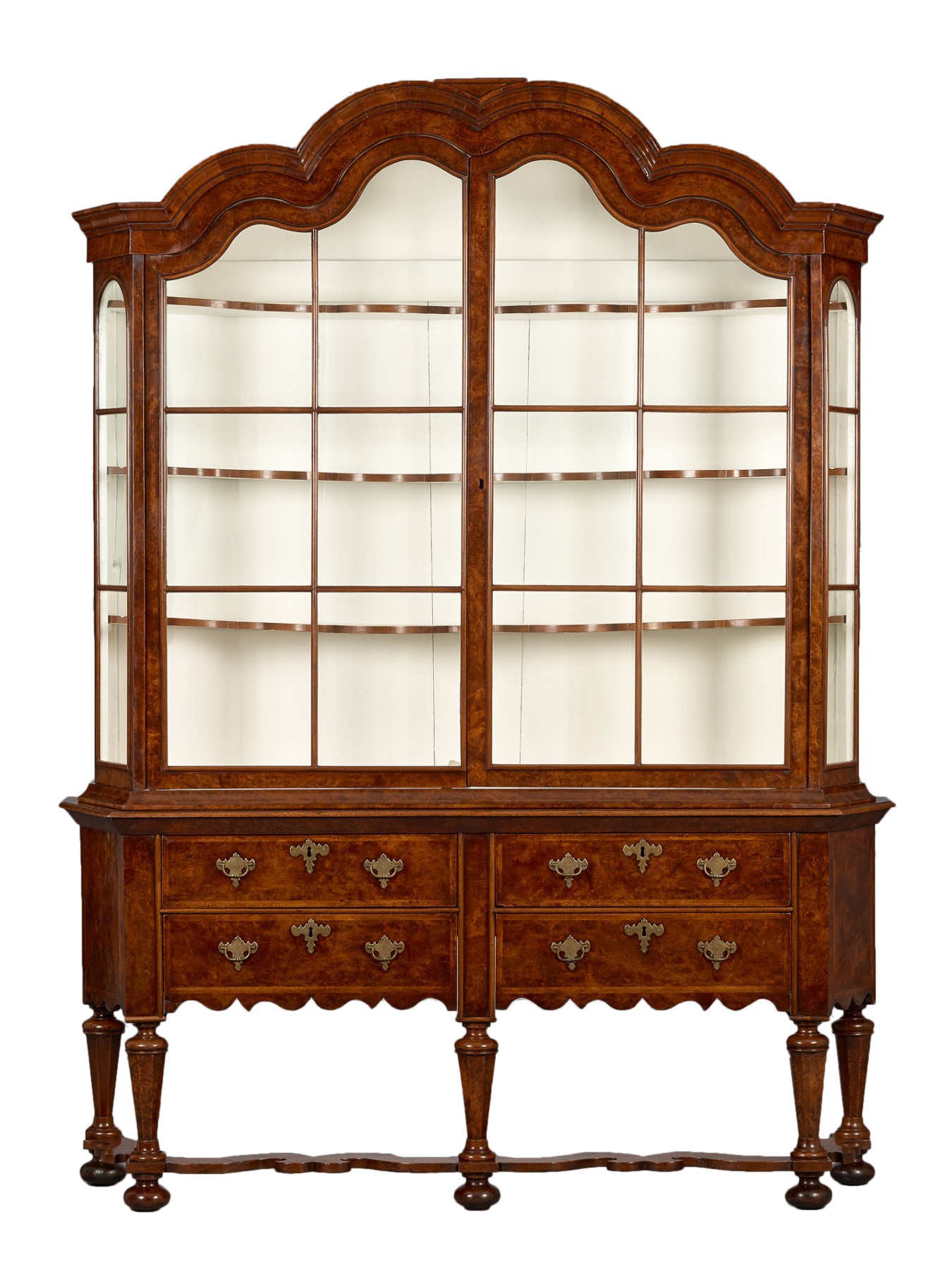 Dutch Walnut Display Cabinet Ref 79470