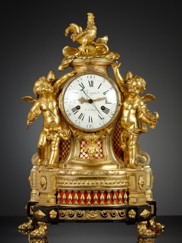 French Louis XVI Musical Mantel Clock - 