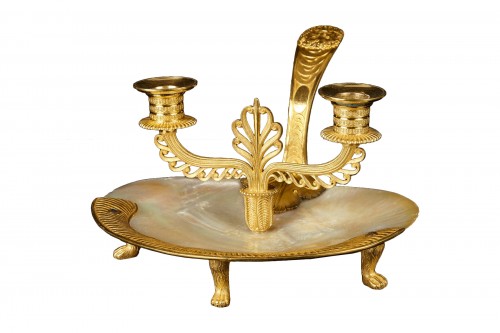 Bougeoir à main viennois d’époque Empire