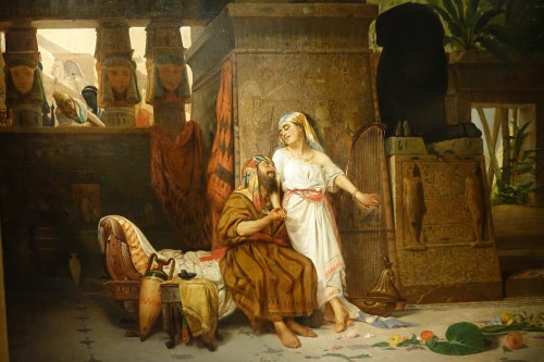 Scène de genre sous l'ancienne Egypte - Eugénio De Giacomi 1888 - La Crédence