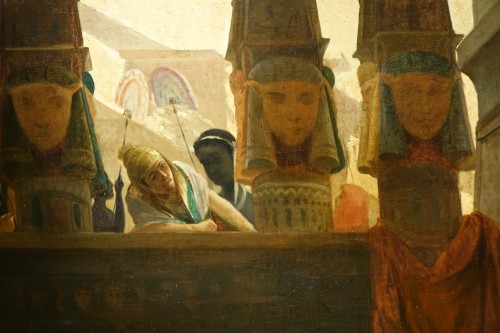 Art nouveau - Genre scene in ancient Egypt - Eugenio De Giacomi 1888