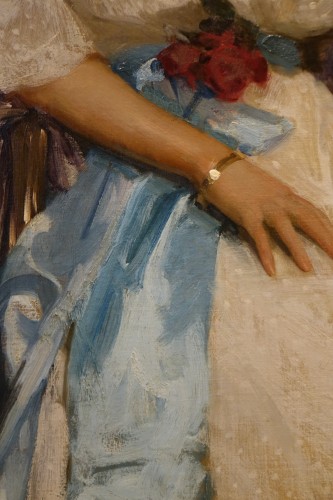 20th century - Pair of portraits of elegant ladies - Harold SPEED, 1912