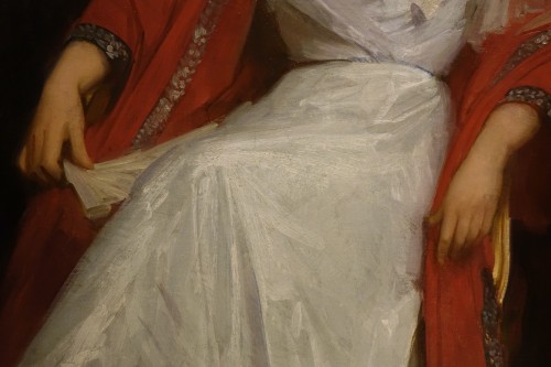 Pair of portraits of elegant ladies - Harold SPEED, 1912 - Art nouveau