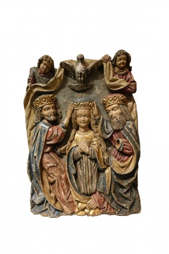 "The Coronation of the Virgin, Spain ca. 1500