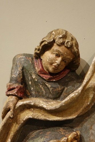 XVIe siècle et avant - "Le Couronnement de la Vierge", Espagne vers 1500