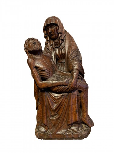 Pieta en bois de chêne, Allemagne, vers 1500