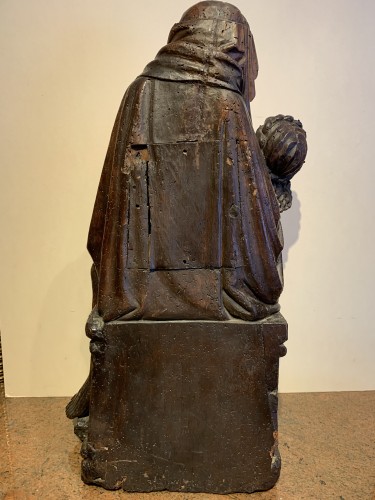 <= 16th century - Pieta in oak wood, Germany, circa 1500