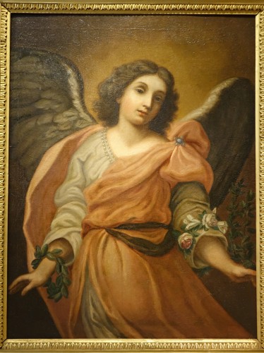 Annunciation Angel, Italy late 18th century - Paintings & Drawings Style Directoire