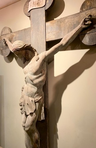 18th century - Very Large Christ on its Cross ,France 18th century 