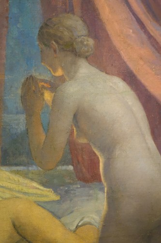 XXe siècle - Le sommeil de Cupidon, A.M. RAYNOLT vers 1925-1930