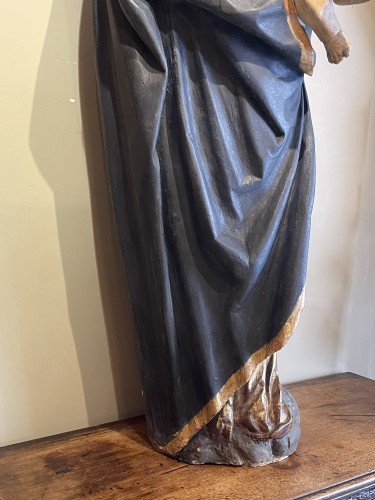 Grande Vierge à l'Enfant, Tyrol 16e siècle - La Crédence