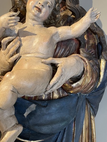 Renaissance - Large Virgin and Child, Tyrol 16th century