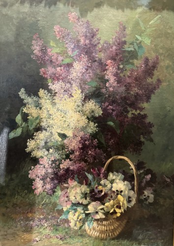 Lilas et pensées, Thibule Marie FURCY de LAVAULT ( 1847-1915)