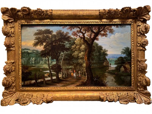 Scène champêtre, Flandres 17e siècle