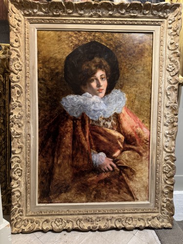 Napoléon III - Portrait d'une jeune comédienne, A. de CAILLEUX (1788-1876)