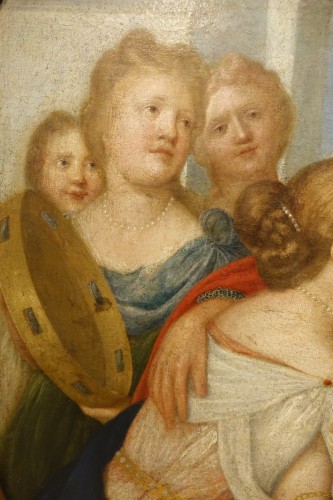 Tableaux et dessins Tableaux XVIIIe siècle - Coriolan et Véturie, école allemande vers 1750