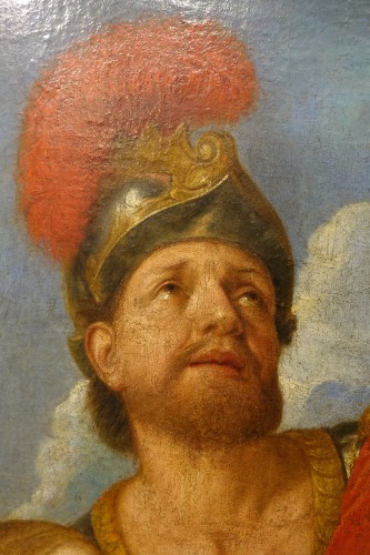 Antiquités - Coriolan et Véturie, école allemande vers 1750
