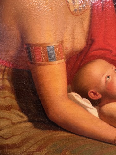 Louis-Philippe - Moses presented to Pharaoh, work by a student of Victor ORSEL circa 1830