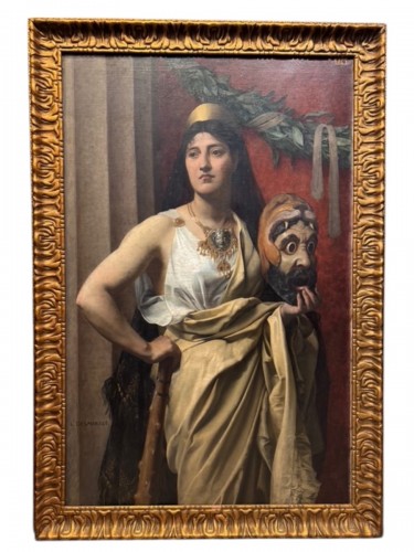 Portrait of an actress, Louis DESMAREST, circa 1890-1900