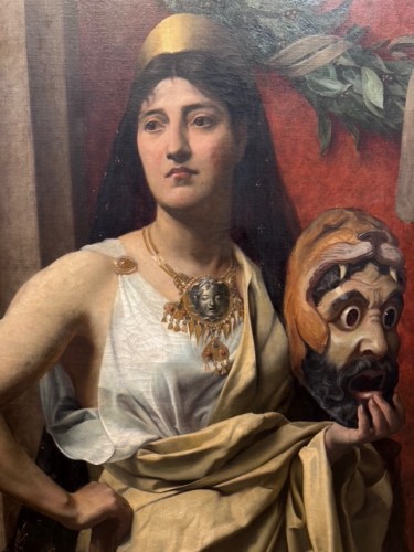 Paintings & Drawings  - Portrait of an actress, Louis DESMAREST, circa 1890-1900