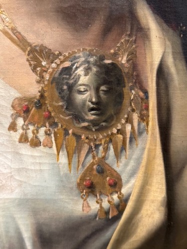 Antiquités - Portrait of an actress, Louis DESMAREST, circa 1890-1900