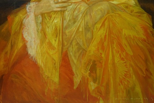 20th century - Young woman with her child, Karel VAN BELLE, 1933