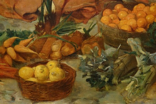 A young  Oriental saleswoman, Emile CHARLET (1851-1927) - 