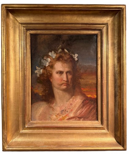 Portrait of a Gallic warrior, C.L. LESSING (1808-1880)