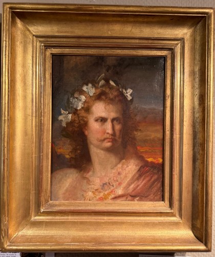 Napoléon III - Portrait of a Gallic warrior, C.L. LESSING (1808-1880)